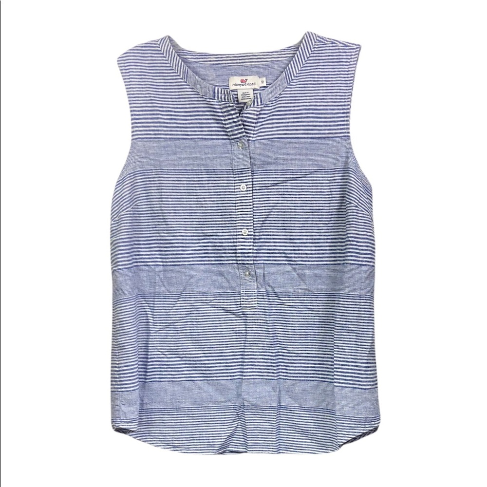 Vineyard Vines linen/cotton top
